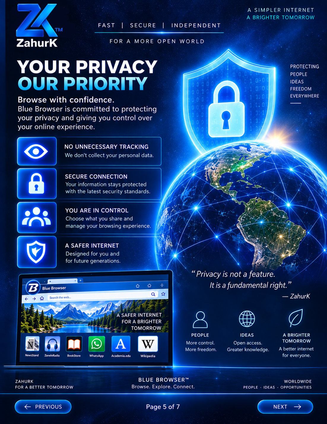 Blue Browser page 5 of 7